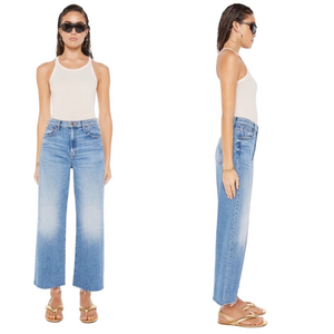 Mother The Maven Ankle Fray Jeans in For Sure size 29